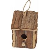 Nestkast/vogelhuisje hout bruin 9 x 11 x 16 cm