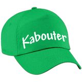 Bellatio Decorations verkleed pet kinderen - kabouter - groen/wit - carnaval themafeest outfit