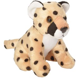 Wild Republic Knuffeldier - Cheetah - jachtluipaard - knuffel - 13 cm