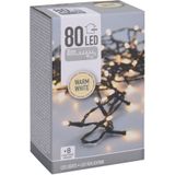 Kerstverlichting warm wit buiten 80 lampjes 800 cm