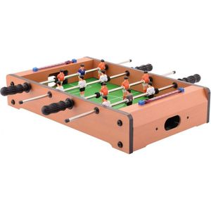 Tafelvoetbal spel 50 x 31 cm speelgoed -  Kinderspellen - Behendigheidsspellen - Voetballen - Tafelvoetballen - Tafelvoetbal spel klein voor kinderen en volwassenen