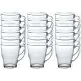 24x Theeglazen/koffieglazen Cosy transparant 350 ml