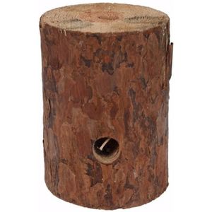 Zweedse boomstam houtblok fakkel voor binnen en buiten - 20 cm - Tuinfakkels