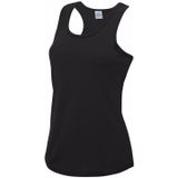 Voordeelset -  wit, lichtroze en zwart sport singlet voor dames in maat Small(36) - Dameskleding sport shirts