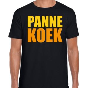 Pannekoek cadeau t-shirt zwart heren - Fun tekst /  Verjaardag cadeau / kado t-shirt