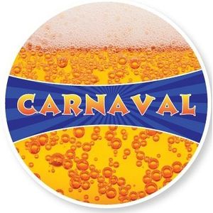 75x Bierviltjes Carnaval - feestartikelen/versiering