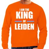 Koningsdag sweater I am the King of Leiden - heren - Kingsday Leiden outfit / kleding / trui