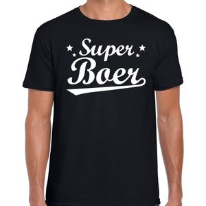 Super boer t-shirt heren - beroepen / cadeau boer