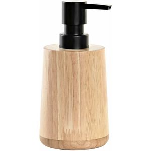 Items - Zeeppompje/dispenser - bruin - bamboe hout - 8 x 16 cm