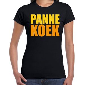 Pannekoek fun tekst t-shirt zwart dames - Fun tekst /  Verjaardag cadeau / kado t-shirt