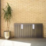 Pakket van 4x stuks witte radiators bak luchtbevochtiger / waterverdampers 20 cm - Waterverdampers voor de verwarming - Luchtvochtigheid verhogen