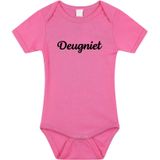 Deugniet tekst baby rompertje roze meisjes - Kraamcadeau - Babykleding