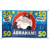 Gevelvlag verjaardag Abraham 100 x 150 cm