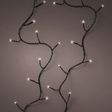 Lumineo Kerstverlichting - 120 led lampjes - warm wit - 9 meter - zwart snoer - lichtsnoer - buiten