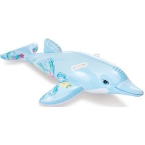 Intex opblaasbare dolfijn 175 cm - Buitenspeelgoed waterspeelgoed - Opblaasdieren ride-ons