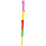 Pinata Feest sterren vorm 65 cm set + stok + masker - Vrijgezellenfeest feestartikelen