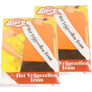 Miko Vrijgezellenfeest sjerp - 3x - het vrijgezellen Team - wit