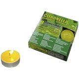 Citronella waxinelichtjes - 45x stuks - 3 branduren - citrus