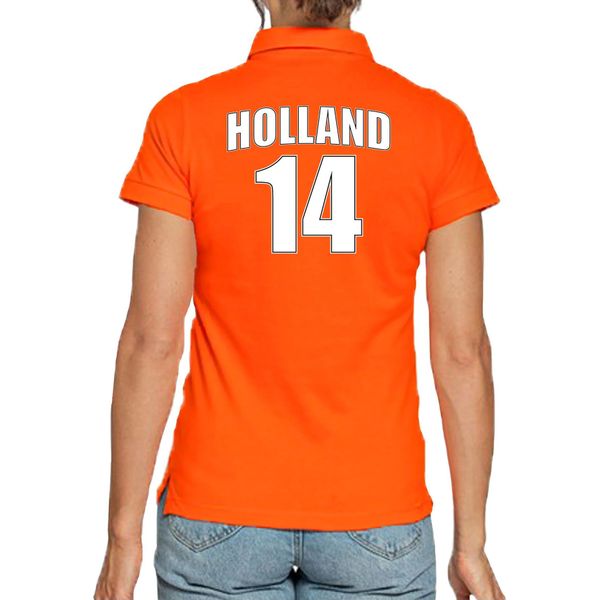 knvb polo oranje