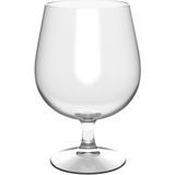 12x Speciaalbierglazen halve liter/52 cl/520 ml transparant van onbreekbaar kunststof - Speciaalbier glazen