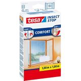 Tesa Insectenwering - Vliegenhor/Raamhor - Wit - 1x1m - 3 stuks