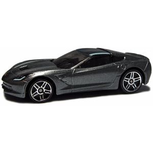 Modelauto Chevrolet Corvette grijs 1:43 - speelgoed auto schaalmodel