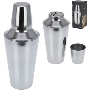 Set van 10x Cocktailshaker 500 ml staal - RVS - Professionele cocktails maken - Cocktail workshop voordeelset