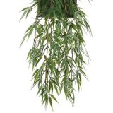 Louis Maes kunstplanten - Bamboe - groen - hangende takken bos van 158 cm