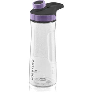 B-Home Waterfles / drinkfles / sportfles Aquamania - paars - 730 ml - kunststof - bpa vrij - lekvrij - Stijlvolle fles