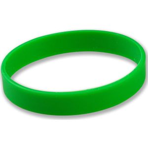 Siliconen armband groen