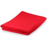 4x stuks Rode badhanddoeken microvezel 150 x 75 cm - ultra absorberend - super zacht - handdoeken