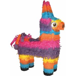 Pinata gekleurde ezel 56 cm