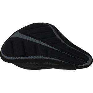 XQMax Zadelhoes gel - universeel - comfort - zwart - zadeldek voor fiets