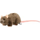 Pluche Bruine Rat Staand Knuffel 22 cm Speelgoed
