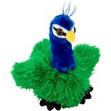 Pluche Kleine Pauw Knuffel van 13 cm - Kinderen Speelgoed - Dieren Knuffels Cadeau - Vogels