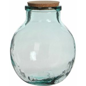 Mica Decorations Olly Vaas - H25 X Ø21 cm - Gerecycled Glas - Transparant