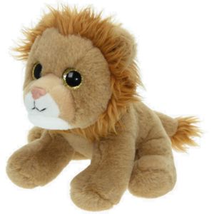 Pluche Knuffel Dieren Mannetjes Leeuw van 25 cm - Speelgoed Knuffels - Cadeau Voor Jongens/Meisjes
