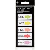 Hint stickers/notities afkortingen - Kantoor notities/Office gadgets