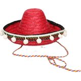 Mexicaanse Sombrero hoed voor kinderen 25 cm - Verkleed hoeden en accessoires