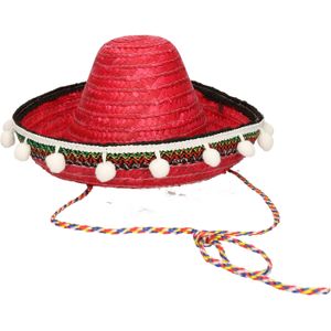 Mexicaanse Sombrero hoed voor kinderen 25 cm - Verkleed hoeden en accessoires