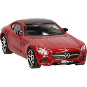 Modelauto Mercedes-Benz AMG GT 1:43 - speelgoed auto schaalmodel - donker rood