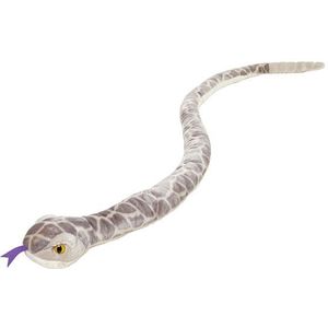 Pluche knuffel slang van 145 cm - Speelgoed knuffeldieren slangen - Amerikaanse ratelslang