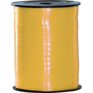 Geel sier/cadeau lint 10 mm x 250 meter