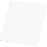 15x stuks wit hobby kartonnen vellen 48 x 68 cm - knutselen materialen van dik papier