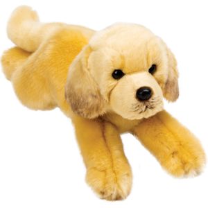 Pluche knuffel dieren Labrador hond 30 cm - Speelgoed knuffelbeesten - Honden soorten