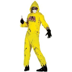 Radioactieve zombie kostuum voor heren - Horror / Halloween verkleedpak