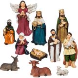 Feeric lights &amp; Christmas Kerststal figuren - 11-delig - religieuze beelden