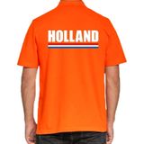 Holland poloshirt / polo t-shirt oranje voor heren - Koningsdag kleding/ shirts