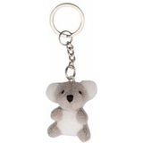 2x Pluche Koala knuffel sleutelhangers 6 cm - Speelgoed dieren sleutelhangers