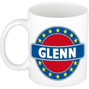 Glenn naam koffie mok / beker 300 ml  - namen mokken